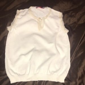 Lanvin girls sleeveless sweater